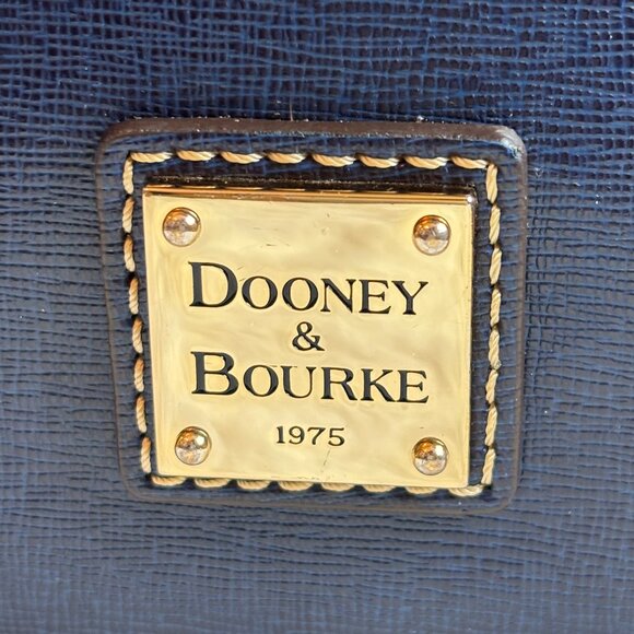 Dooney & Bourke Marine Blue Saffiano Leather Crossbody/Shoulder Bag - Picture 7 of 16